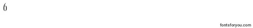 Mottisfont No 1 Font – Fonts for Digit 6