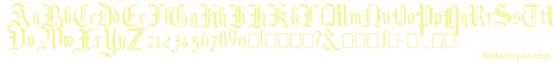Mottisfont No 1 Font – Yellow Fonts