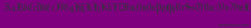 MottisfontNo2 Font – Black Fonts on Purple Background