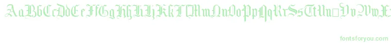 MottisfontNo2 Font – Green Fonts on White Background