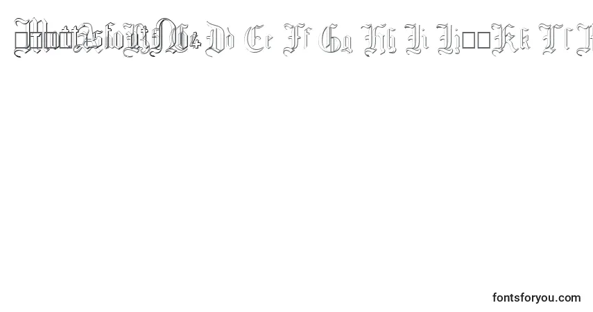 Schriftart MottisfontNo4 (135004) – Alphabet, Zahlen, spezielle Symbole