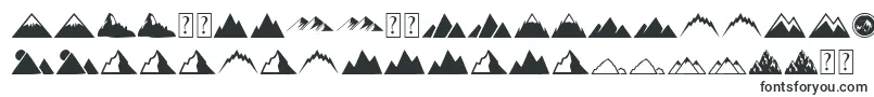 Mountain-fontti – hausan fontit