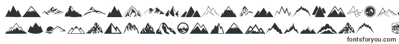 Czcionka Mountain – czcionki dla Adobe Photoshop