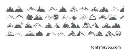 Обзор шрифта Mountain