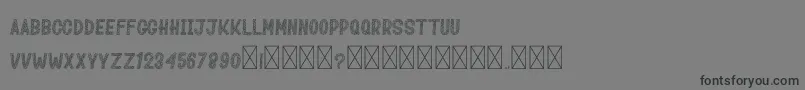 MozaikDuren Font – Black Fonts on Gray Background