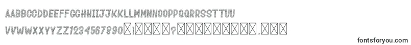 Шрифт MozaikDuren – блочные шрифты
