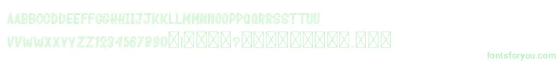 MozaikDuren-Schriftart – Grüne Schriften