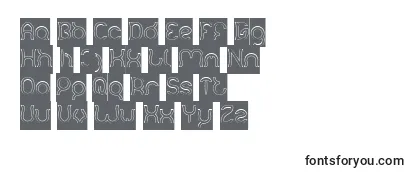 Mozzie Hollow Inverse-fontti