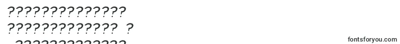 フォントMozzie Italic – 中国の文字（簡体字）