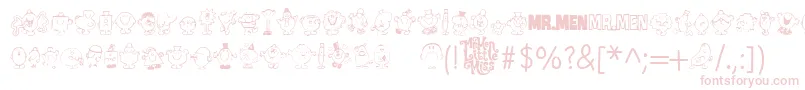 Mr Men Font – Pink Fonts