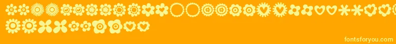 Más sobre la fuente MTF100Dings fuente MTF100Dings – Fuentes Amarillas Sobre Fondo Naranja