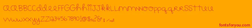 More about MTF183 Font MTF183 Font – Red Fonts on Orange Background