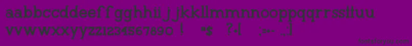 MTF30Something Font – Black Fonts on Purple Background