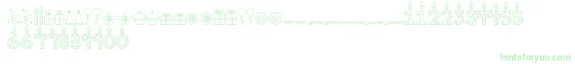 MTFBirthdayBashDoodles Font – Green Fonts