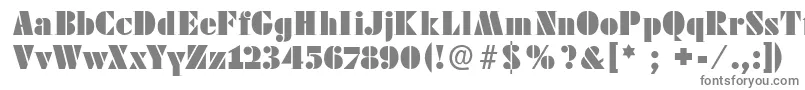 Futstencilserif Font – Gray Fonts