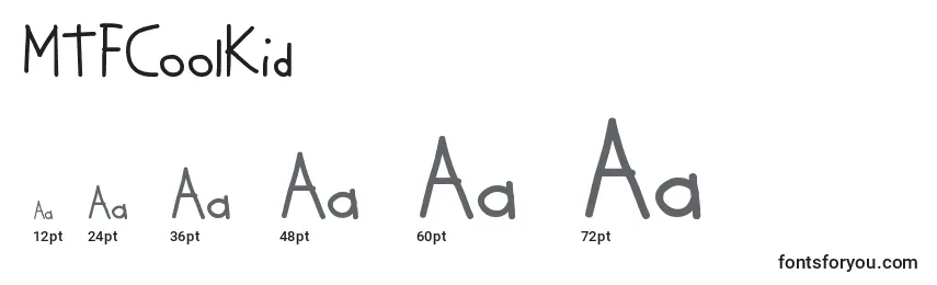 MTFCoolKid (135071) Font Sizes