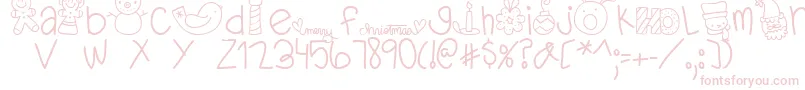 MTFDearSanta Font – Pink Fonts