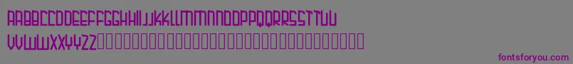Шрифт MUBARAK – фиолетовые шрифты на сером фоне