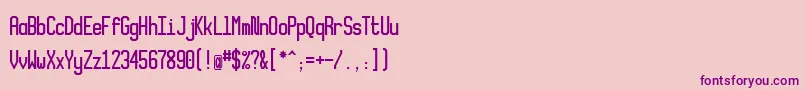 Xlmonoalt Font – Purple Fonts on Pink Background