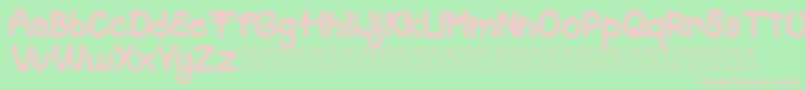 Muffin Cake DEMO Font – Pink Fonts on Green Background