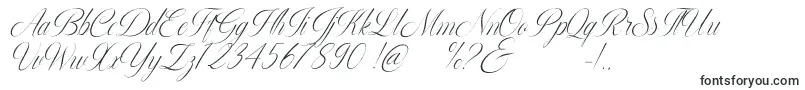 Шрифт Mugello – каллиграфические шрифты