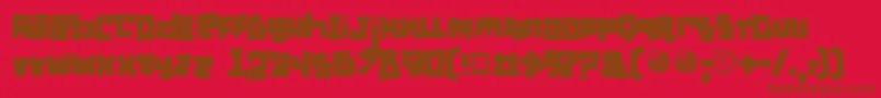 Lisätietoja MULLET -fontista MULLET -fontti – ruskeat fontit punaisella taustalla