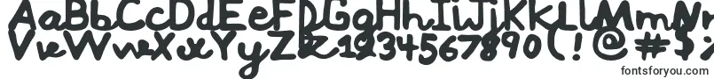 Mushi-fontti – Käsinkirjoitetut fontit