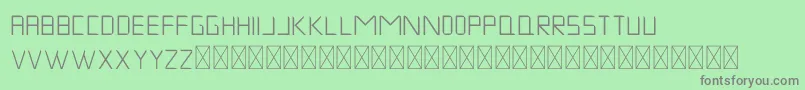 MuskNight Regular Font – Gray Fonts on Green Background