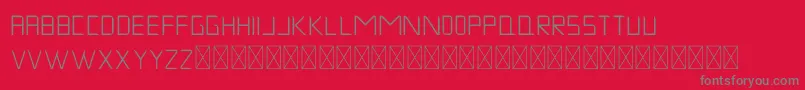 MuskNight Regular Font – Gray Fonts on Red Background
