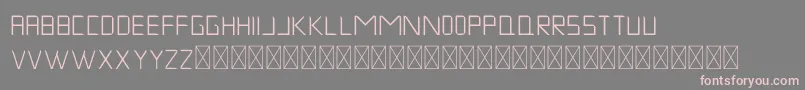 MuskNight Regular Font – Pink Fonts on Gray Background