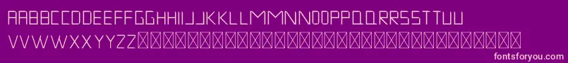 MuskNight Regular Font – Pink Fonts on Purple Background