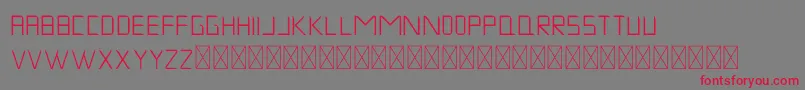 MuskNight Regular Font – Red Fonts on Gray Background