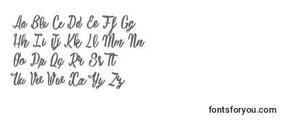 Schriftart Mustardy PersonalUseOnly