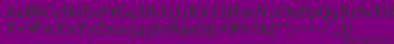 MutantA MediumOblique Font – Black Fonts on Purple Background