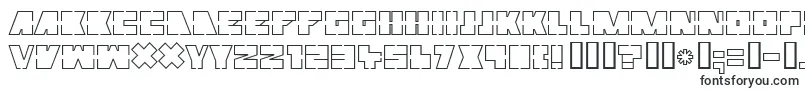 Шрифт MUTTER   – трафаретные шрифты