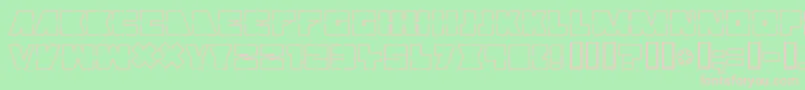 MUTTER   Font – Pink Fonts on Green Background