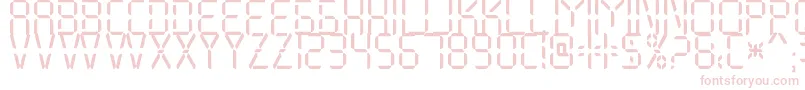 fuente My Display St Free for personal use – Fuentes Rosadas Sobre Fondo Blanco