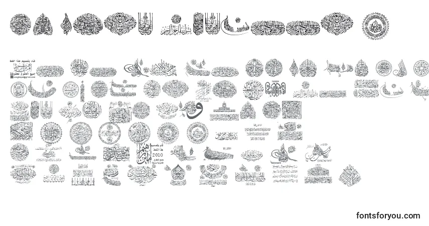My Font Quraan 7-fontti – aakkoset, numerot, erikoismerkit