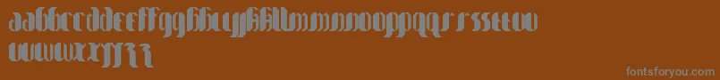 Шрифт my goth is  better – серые шрифты на коричневом фоне