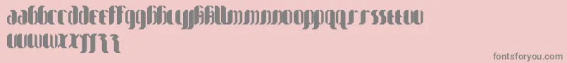 my goth is  better Font – Gray Fonts on Pink Background