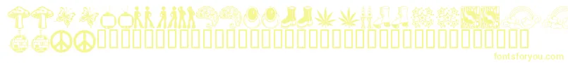 MY70D   -fontti – keltaiset fontit