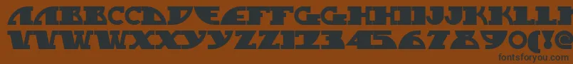 MYGASN   Font – Black Fonts on Brown Background