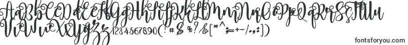 Шрифт myhope – каллиграфические шрифты