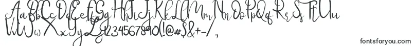 Czcionka Mylord – czcionki kaligraficzne
