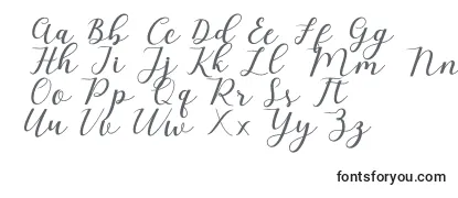 Czcionka Mylove Script