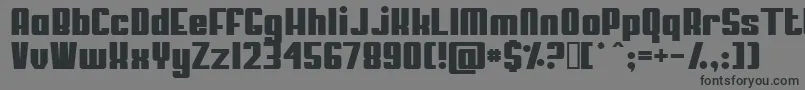 MYPUMA   Font – Black Fonts on Gray Background