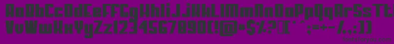 MYPUMA   Font – Black Fonts on Purple Background