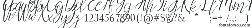 Шрифт Myrtle – каллиграфические шрифты