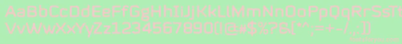 Mystag Regular Font by 7NTypes Font – Pink Fonts on Green Background
