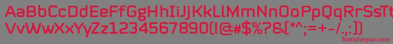 fuente Mystag Regular Font by 7NTypes – Fuentes Rojas Sobre Fondo Gris